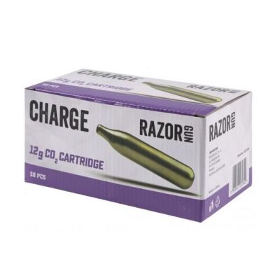 5. Kapsuły CO2 RazorGun 12g - 50 sztuk w pudełku