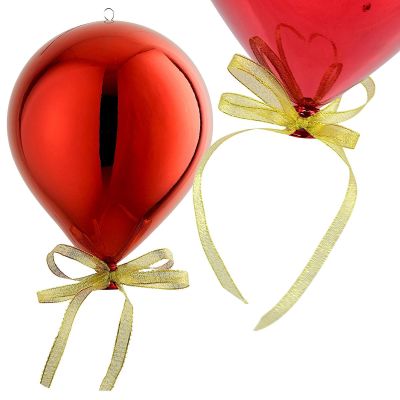 2. BOMBKA FORMÓWKA PLASTIKOWA BEZPIECZNA BALON ŚR 20CM - CZERWONY