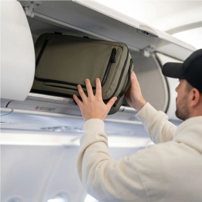 10. Plecak Tech-Protect Defender S50 do Ryanair & Wizzar, na laptopa 20L - oliwkowy