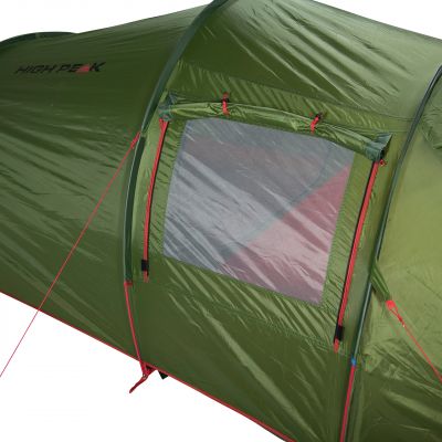 5. Namiot High Peak Falcon 4 LW oliwkowo-czerwony 10334