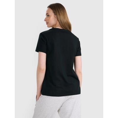 2. T-shirt oversize gładki damski 4F 4FRSS25TTSHF2778-20S