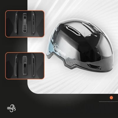 2. Kask narciarski Qunature 10130003004 z nausznikami snowboard 54-58 cm - czarny