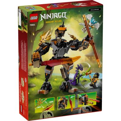 2. LEGO NINJAGO 71854 Cole’s Mission Mech and Dragon Zane