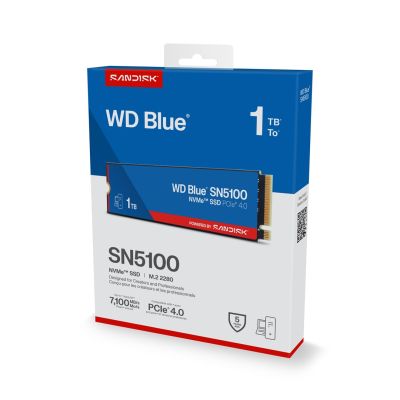 4. WD Blue SN5100 1TB PCIe M2 WDS100T5B0E