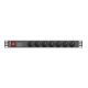 2. Listwa RACK Lanberg PDU-07E-0200-IEC-BK (7 x UTE; 10 A; 2m; kolor czarny)