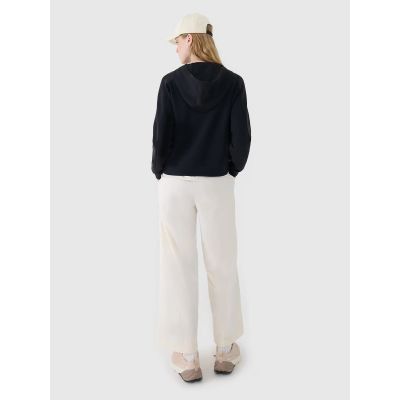 4. Bluza damska dresowa rozpinana z modalem 4F 4FWSS25TSWSF1577-20S