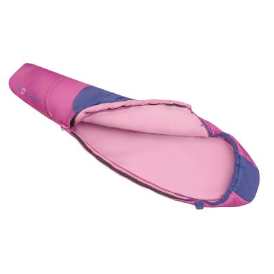 15. Śpiwór Trollkids Femund 3in1 malwowy różowy/fioletowy niebieski/dzika róża (695-242)