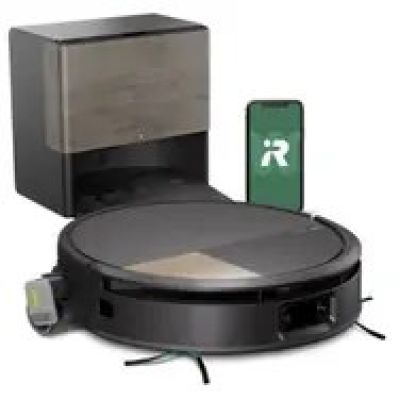 2. Robot odkurzająco-mopujący iRobot Roomba Max 705 Combo Czarny + stacja AutoWash (72692)