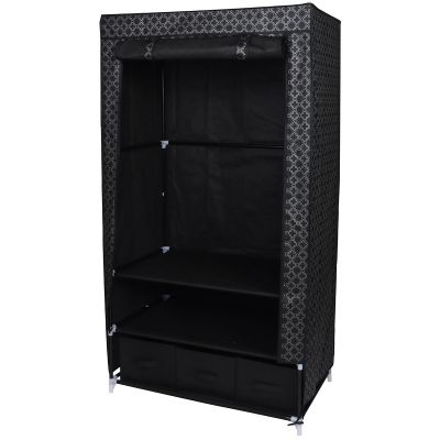 23. SZAFA TEKSTYLNA GARDEROBA 88x50x160CM ORNAMENT 45245