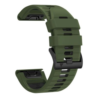 3. Pasek Tech-Protect Iconband Pro na Garmin Fenix 5X / 5X Plus / 6X / 6X Pro / 7X / 8 / 8 Pro / 9 / 9 Pro (47 mm) - zielono-czarny