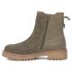 3. Skórzane botki damskie sztyblety khaki Filippo DBT7935