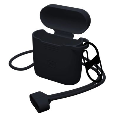 21. Etui 3mk Silicone AirPods Case na Apple AirPods 2 - czarne