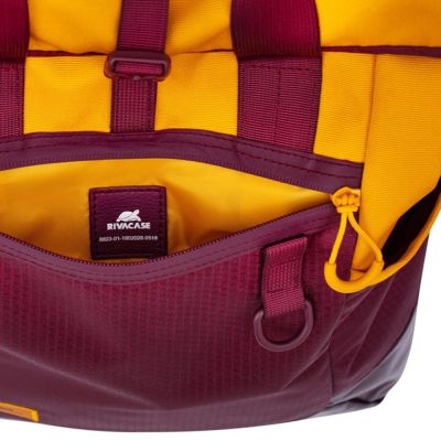 9. Plecak na laptop 15.6" 25L Rivacase 5321 bordowo-żółty
