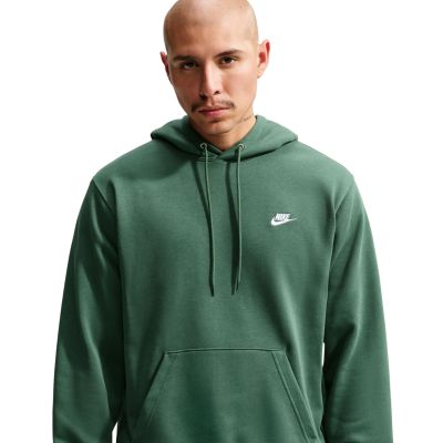 3. Bluza męska Nike Club FT PO Hoodie zielona FN3866 323