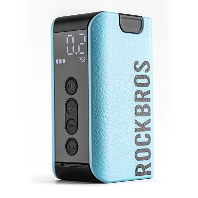 Pompka elektryczna Rockbros 42520006001 kompresor z cyfrowym wyświetlaczem do piłek / balonów - niebieska