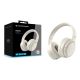 4. Conceptronic PARRIS03C słuchawki/zestaw słuchawkowy Przewodowy i Bezprzewodowy Opaska na głowę Muzyka Bluetooth Kremowy