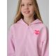 5. Bluza dresowa loose z kapturem dziewczęca 4F 4FJRSS26TSWSF2936-56S