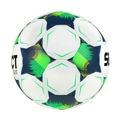 3. Piłka nożna Select Goalie Reflex v26 biało-zielona 150052
