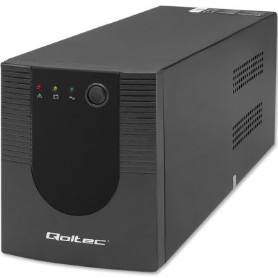 Qoltec 53777 zasilacz UPS Technologia line-interactive 2 kVA 1200 W 4 x gniazdo sieciowe
