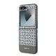 6. Etui DKNY Repeat Pattern Bottom Stripe na Samsung Galaxy Z Flip 6 - brązowe