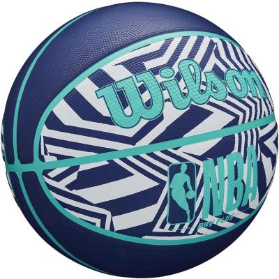 10. PIŁKA DO KOSZYKÓWKI WILSON NBA DRV PLUS DAZZLE CAMO BSKT INDIGO R.5