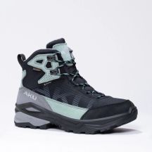 Aku buty sportowe trekkingowe damskie Adapta Gore-tex skórzane czarne zielone