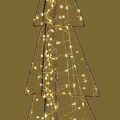 3. CHOINKA DEKORACYJNA 150LED CHAMPAGNE 60CM LUCA