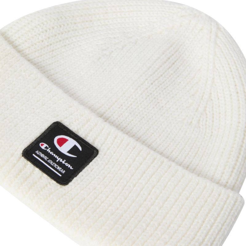 3. Czapka Champion Beanie Cap kremowa 806069 WW056
