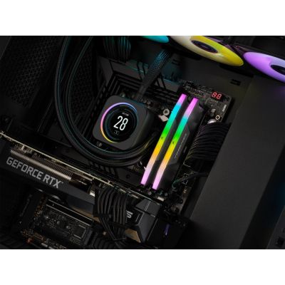 4. DDR5 32GB PC 6200 CL36 CORSAIR ZESTAW (2x16GB) VENGEANCE RGB b sprzedaż detaliczna