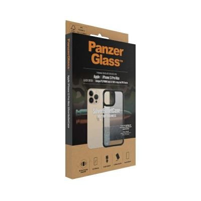 4. Etui PanzerGlass ClearCase antybakteryjne z certyfikatem Military Grade na iPhone 13 Pro Max - przezroczysto-różowe