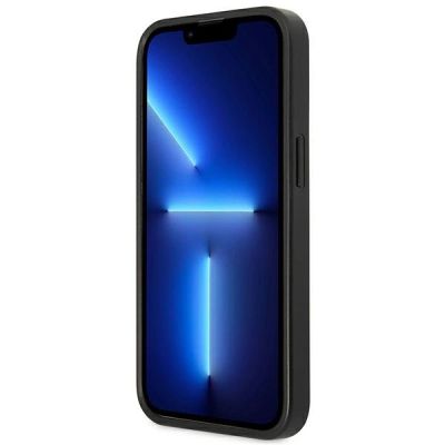 5. Etui Guess 4G Triangle Logo Cardslot na iPhone 13 Pro / 13 - czarne
