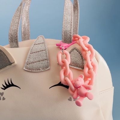 7. Color Chain (rope) kolorowy łańcuszek łańcuch zawieszka do telefonu portfela plecaka żółty