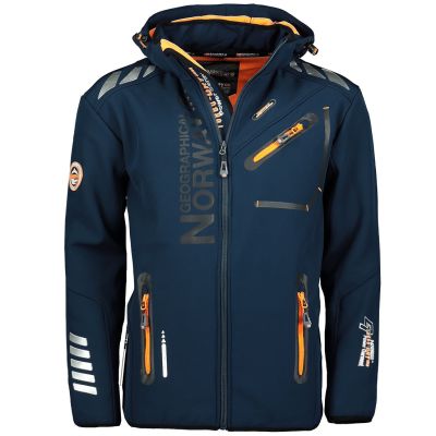 5. Softshell męski Geographical Norway ROYAUTE MEN ASS A BS2 056 (WT1804H/GN-NAVY / ORANGE)