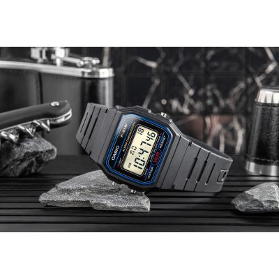 6. Zegarek Męski CASIO F-91W-1YEG + BOX