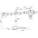 8. Equip 650123 uchwyt / stojak do monitorów 81,3 cm (32") Biurko Czarny