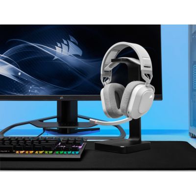 13. Słuchawki Corsair HS80 RGB Wireless White