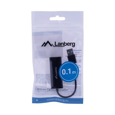2. Karta sieciowa Lanberg NC-0100-01 (USB 2.0; 1x 10/100Mbps)