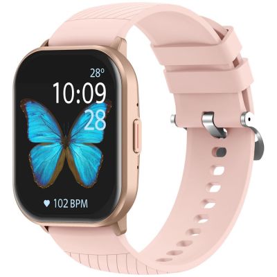 5. Smartwatch Gravity Różowy Pasek + Bransoleta GT43-1