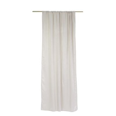 CURTAIN YORK 140X260CM LIGHT GREY/TAPE