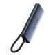 3. Hub USB-A Baseus UltraJoy Series 4xUSB-A 3.0 1xUSB-C 5V - szary