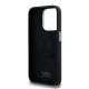 7. Etui Karl Lagerfeld Silicone Metal Script Logo na iPhone 15 Pro - czarne