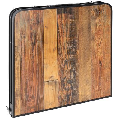 7. STOLIK TURYSTYCZNY SKŁADANY KEMPINGOWY 120X60X70/62/55CM DREWNO