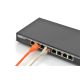 6. Digitus Przełącznik 8-portowy Gigabit Desktop PoE 10/100/1000 Mbps