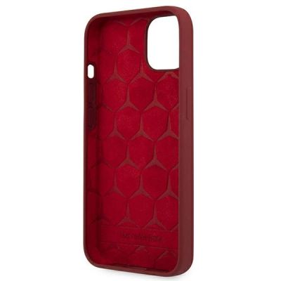 7. Etui Mercedes Silicone Line na iPhone 13 - czerwone