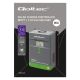 9. Qoltec Solarny regulator ładowania MPPT z czujnikiem temperatury 80A |12V / 24V / 36V / 48V | LCD | Bluetooth | APP | GEL | LiFePO4