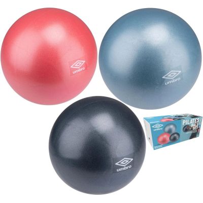 22. PIŁKA FITNESS PILATES 18CM 22CM 25CM 3 SZT UMBRO