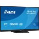 2. iiyama ProLite T2754MSC-B2AG monitor komputerowy 68,6 cm (27") 1920 x 1080 px Full HD LED Ekran dotykowy Przeznaczony dla wielu użytkowników Czarny