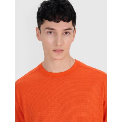 3. T-shirt oversize gładki męski 4F 4FRSS25TTSHM2653-70S