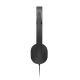 7. Przewodowy zestaw słuchawkowy VoIP Lenovo 5000 z mikrofonem, USB A/C, Czarny