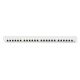 21. Panel krosowy high density 19'' 24x RJ45, LSA poziom, kat.6A, ekranowany, 0.5U, szary, prowadnica kabli